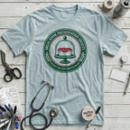 Preservation Society T-Shirt - Heather Prism Ice Blue