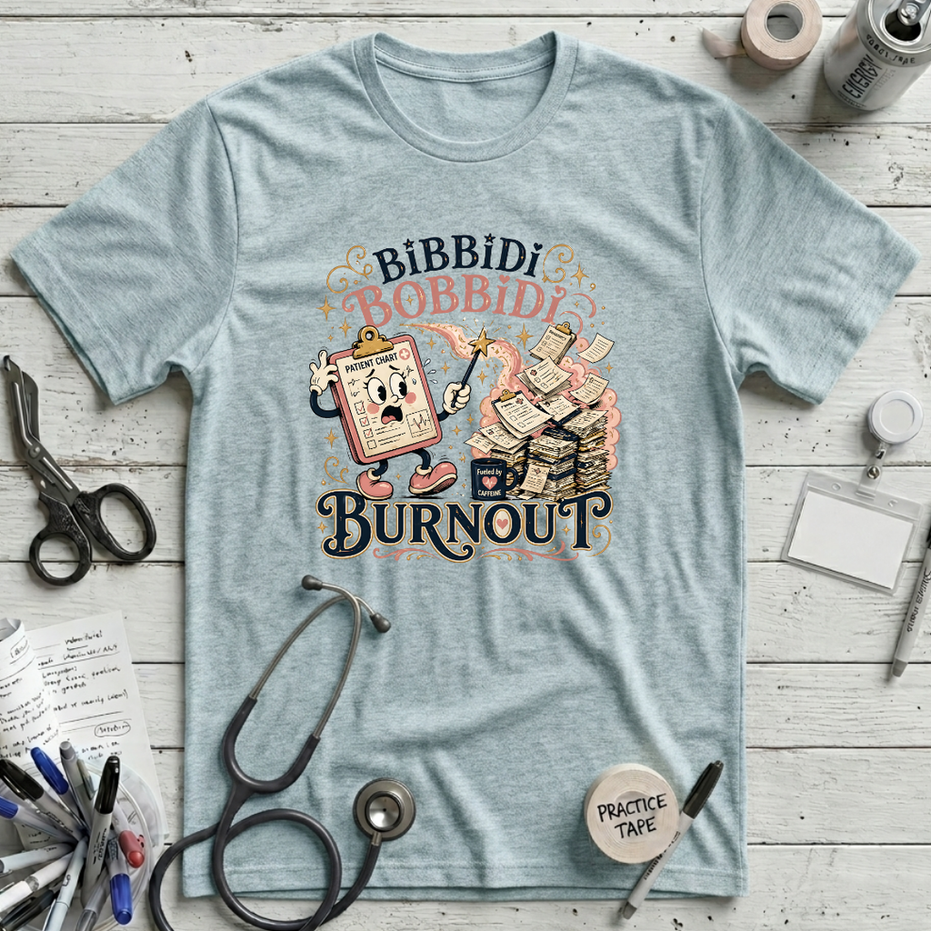 Bibbidi Bobbidi Burnout - Heather Prism Ice Blue