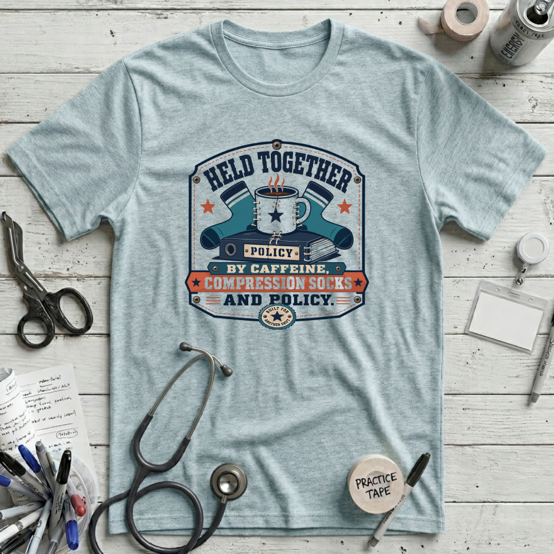 Held Together T-Shirt - Heather Prism Ice Blue