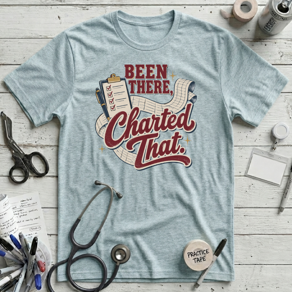 Been There T-Shirt - Heather Prism Ice Blue