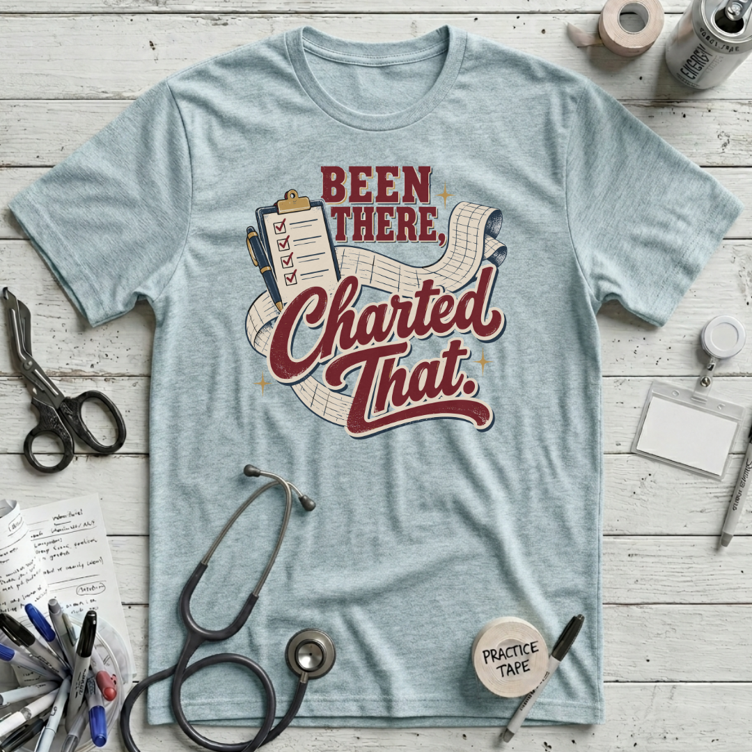 Been There T-Shirt - Heather Prism Ice Blue