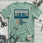 Med Pass Mixtape T-Shirt - Heather Prism Mint