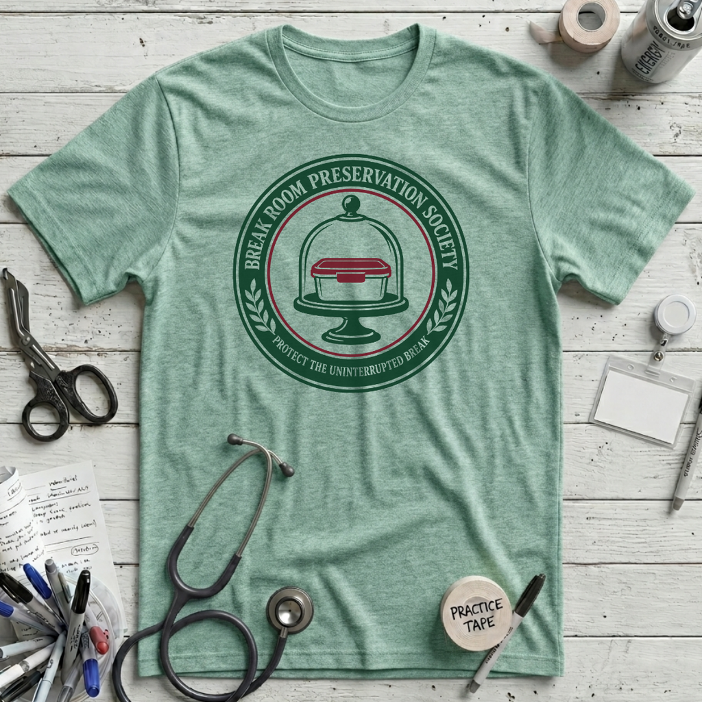 Preservation Society T-Shirt - Heather Prism Mint