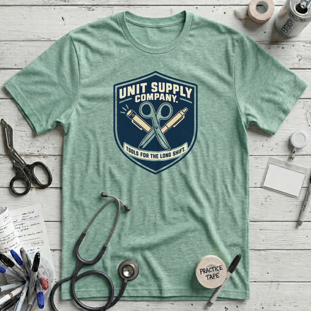 Unit Supply Company T-Shirt - Heather Prism Mint