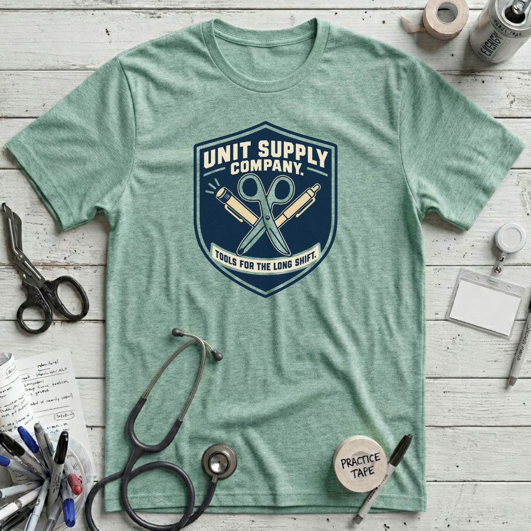 Unit Supply Company T-Shirt - Heather Prism Mint