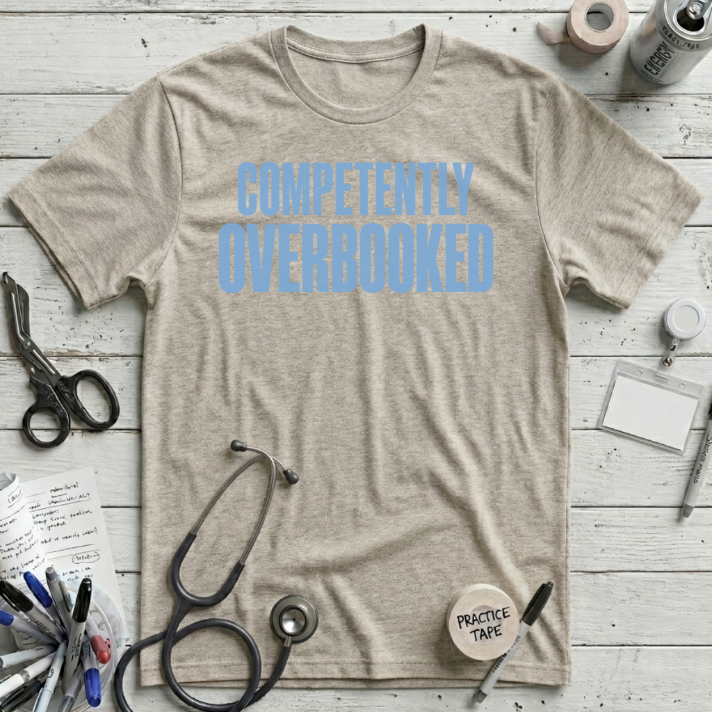 Overbooked T-Shirt - Heather Prism Natural
