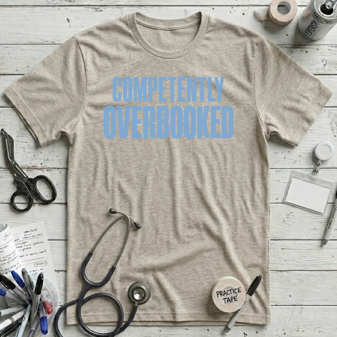Overbooked T-Shirt - Heather Prism Natural