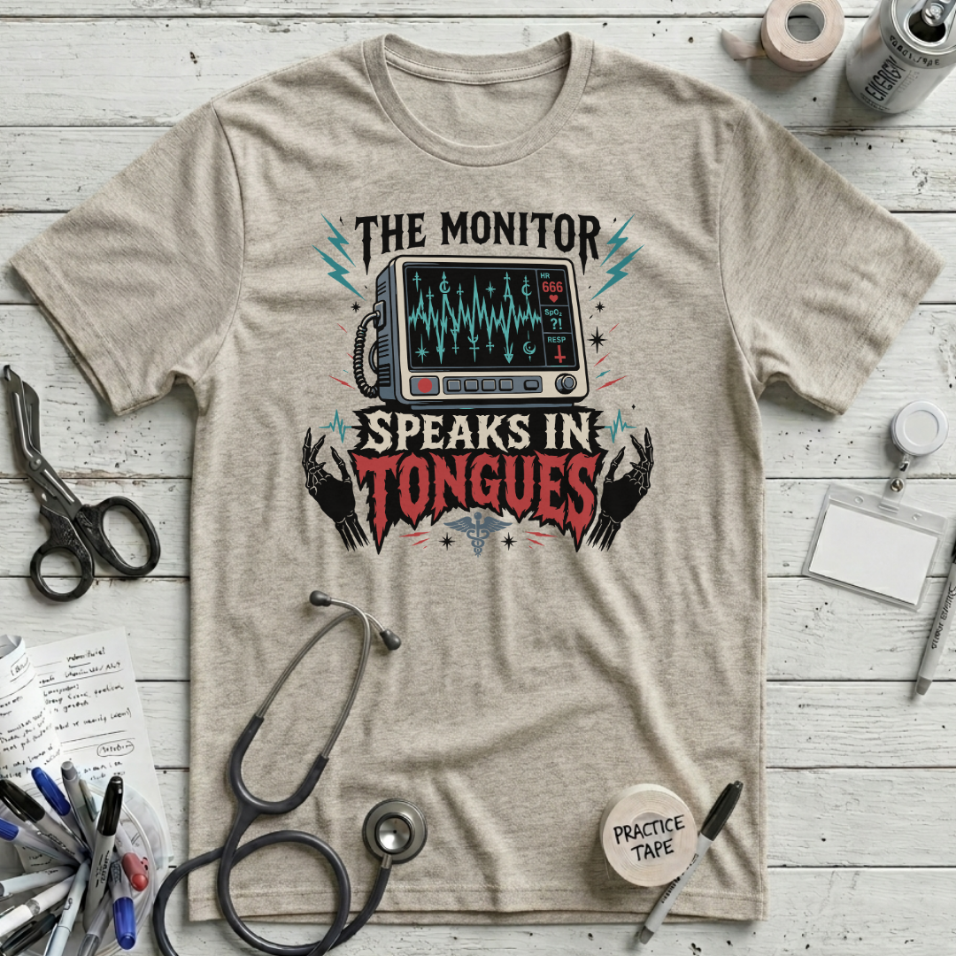 Speaks in Tongues T-Shirt - Heather Prism Natural