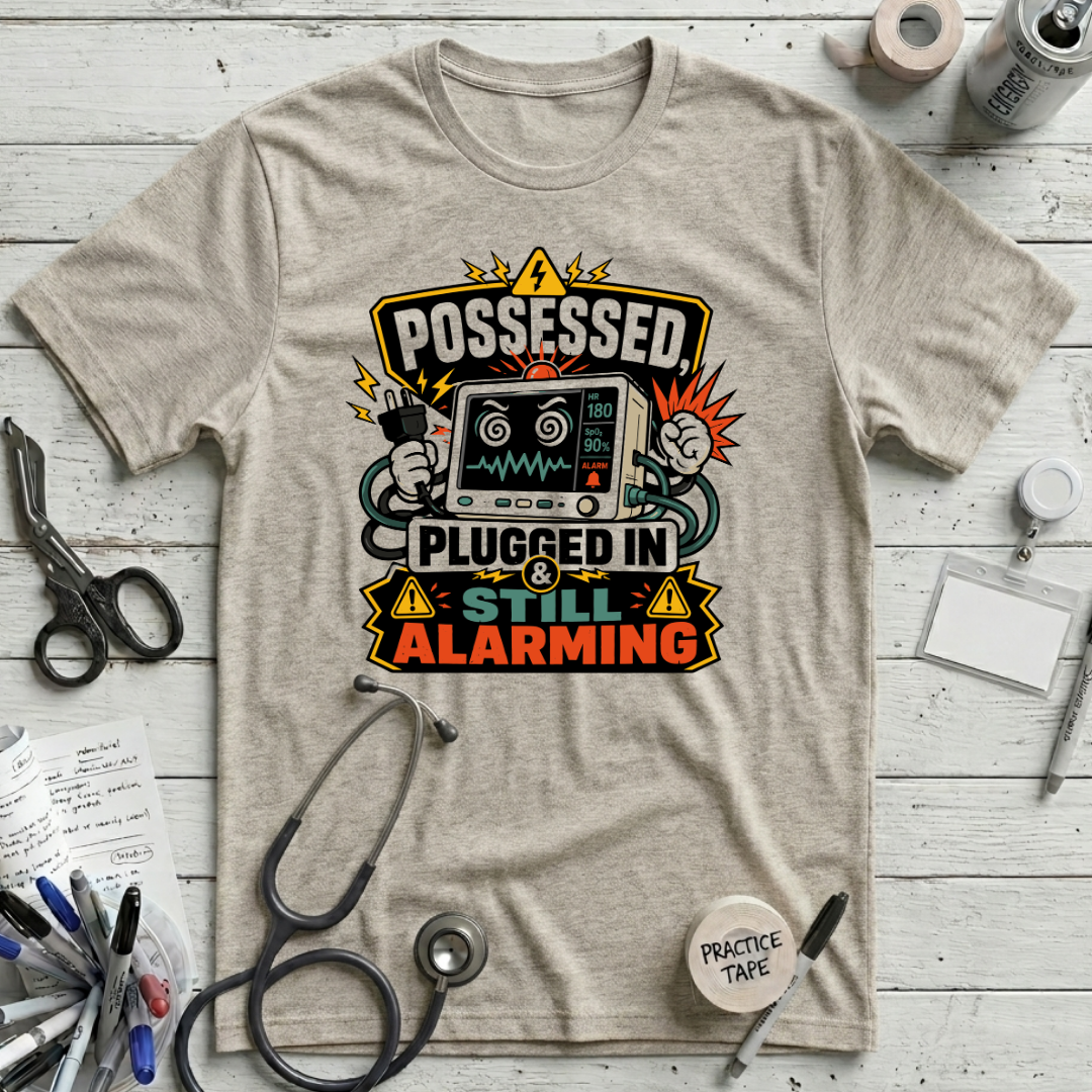 Still Alarming T-Shirt - Heather Prism Natural
