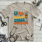 ER Nurse Chaos Coordinator T-Shirt - Heather Prism Natural