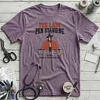 Last Pen Standing T-Shirt - Heather Purple