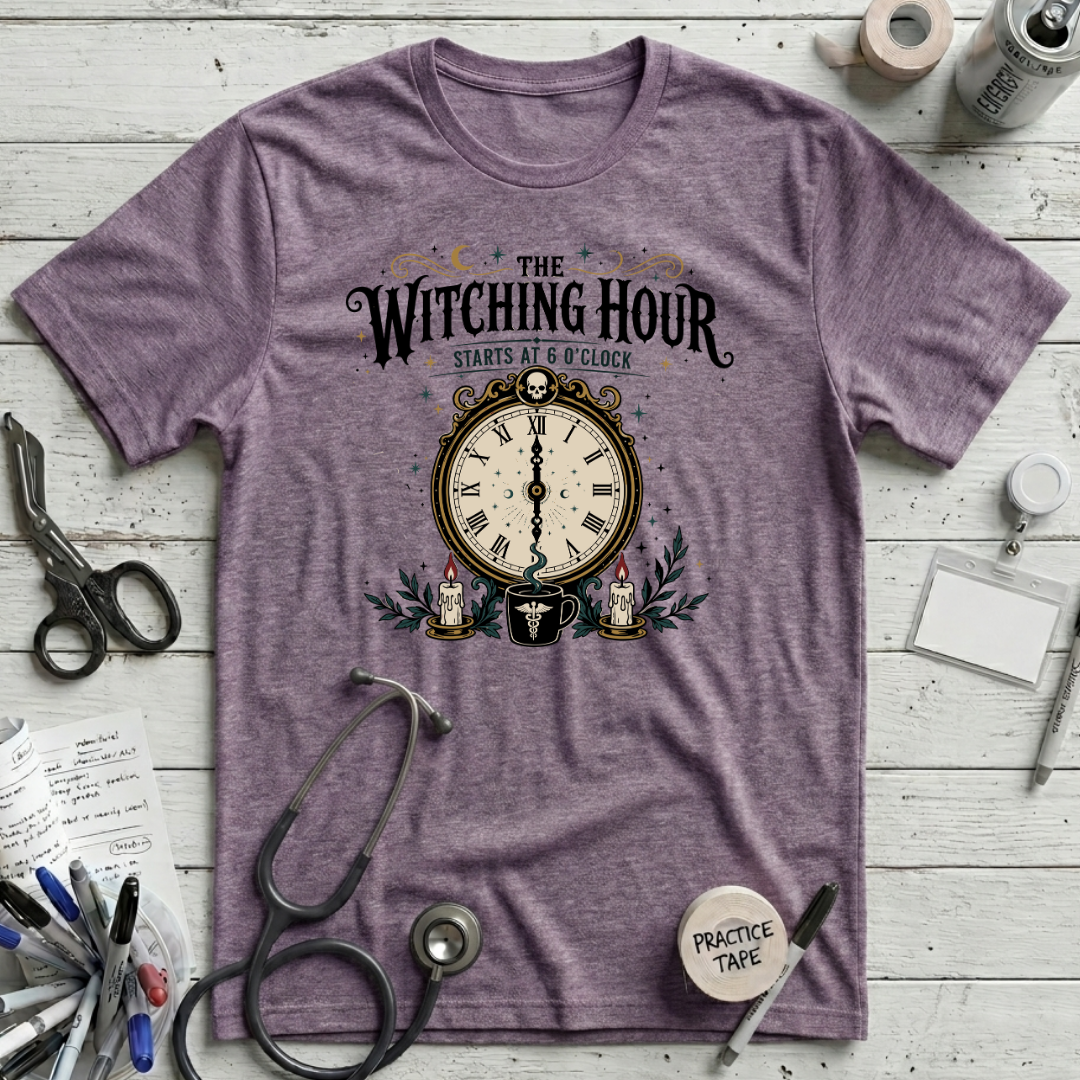 Witching Hour T-Shirt - Heather Purple