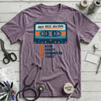 Med Pass Mixtape T-Shirt - Heather Purple