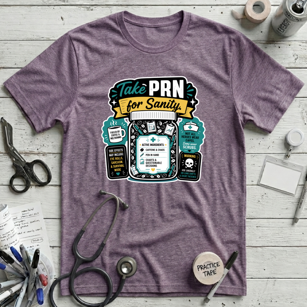 PRN For Sanity - Heather Purple