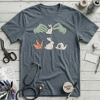 Nursing Origami T-Shirt - Heather Slate