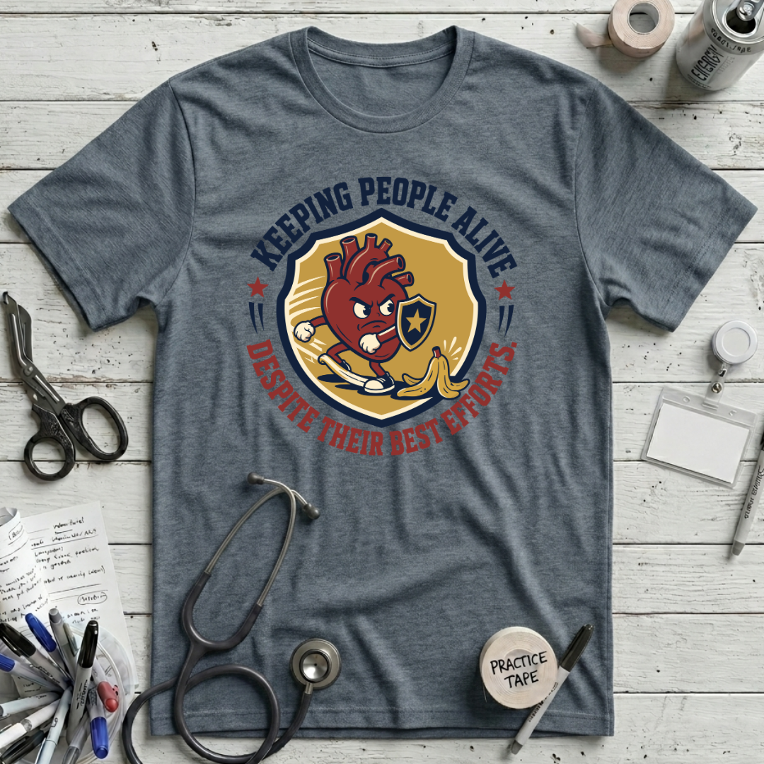 Best Efforts T-Shirt - Heather Slate