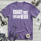 Explain Later T-Shirt - Heather Team Purple