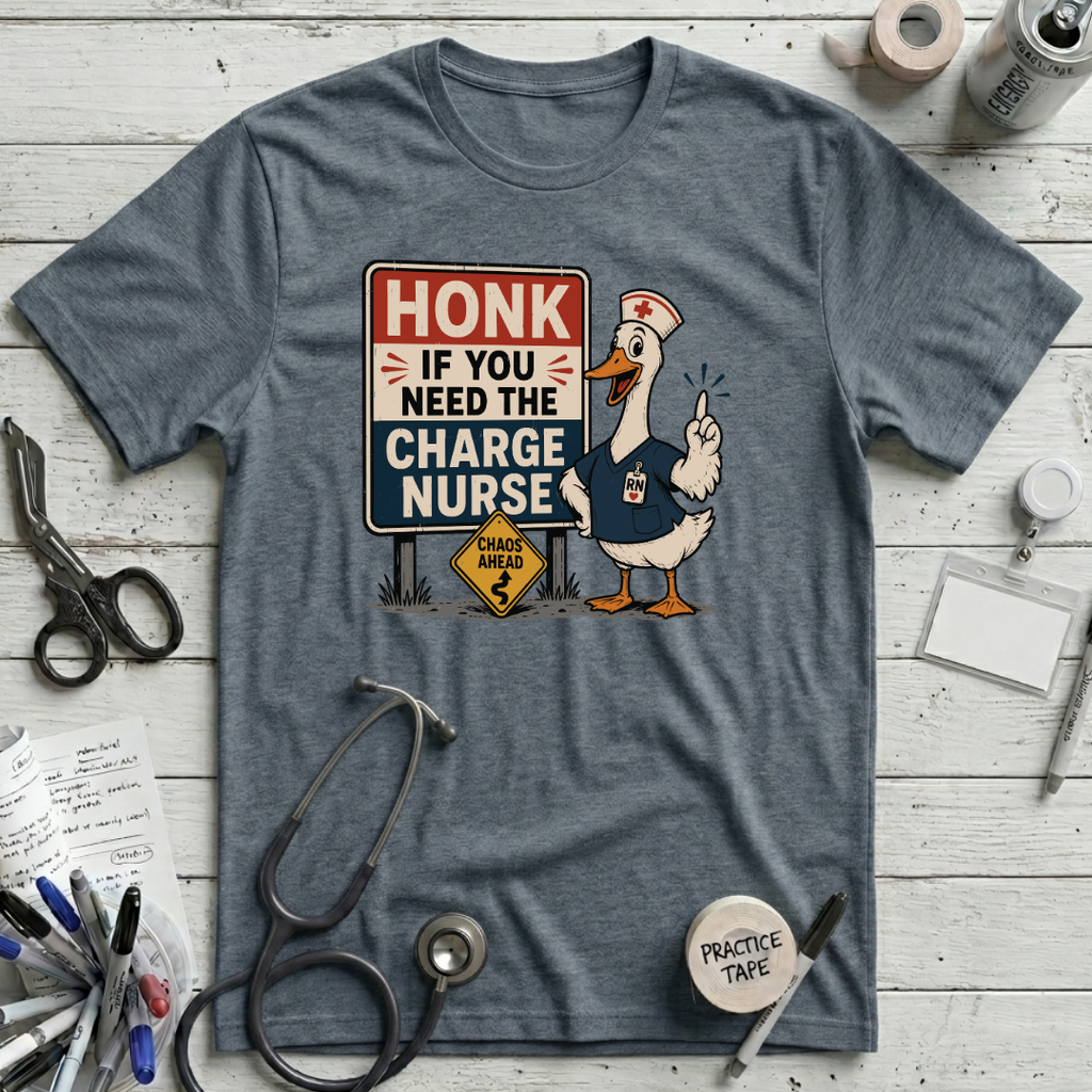 Honk T-Shirt - Heather Slate