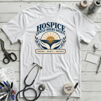 Hospice Gentle Hours T-Shirt - White