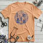 ICU Menagerie T-Shirt - Peach