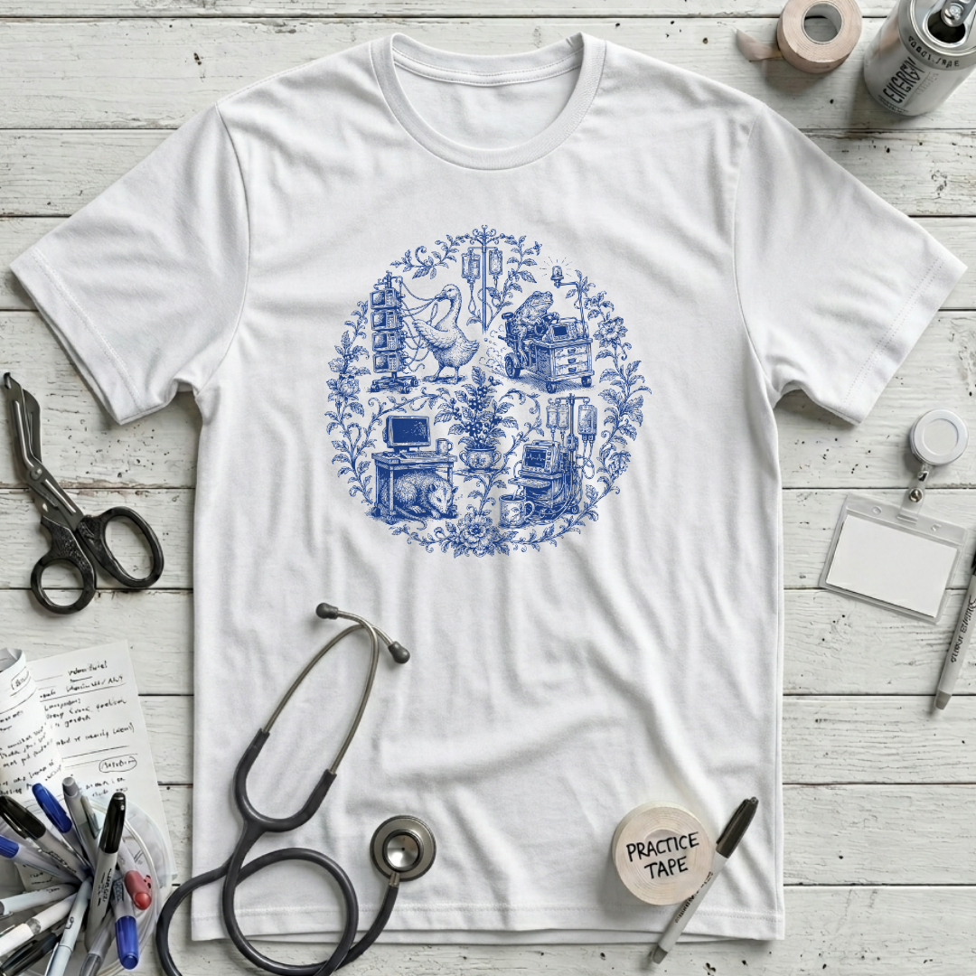 ICU Menagerie T-Shirt - White