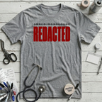 Inner Monologue Redacted T-Shirt - Athletic Heather