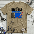 Invisible Work Index T-Shirt - Tan