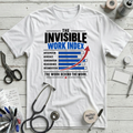 Invisible Work Index T-Shirt - White