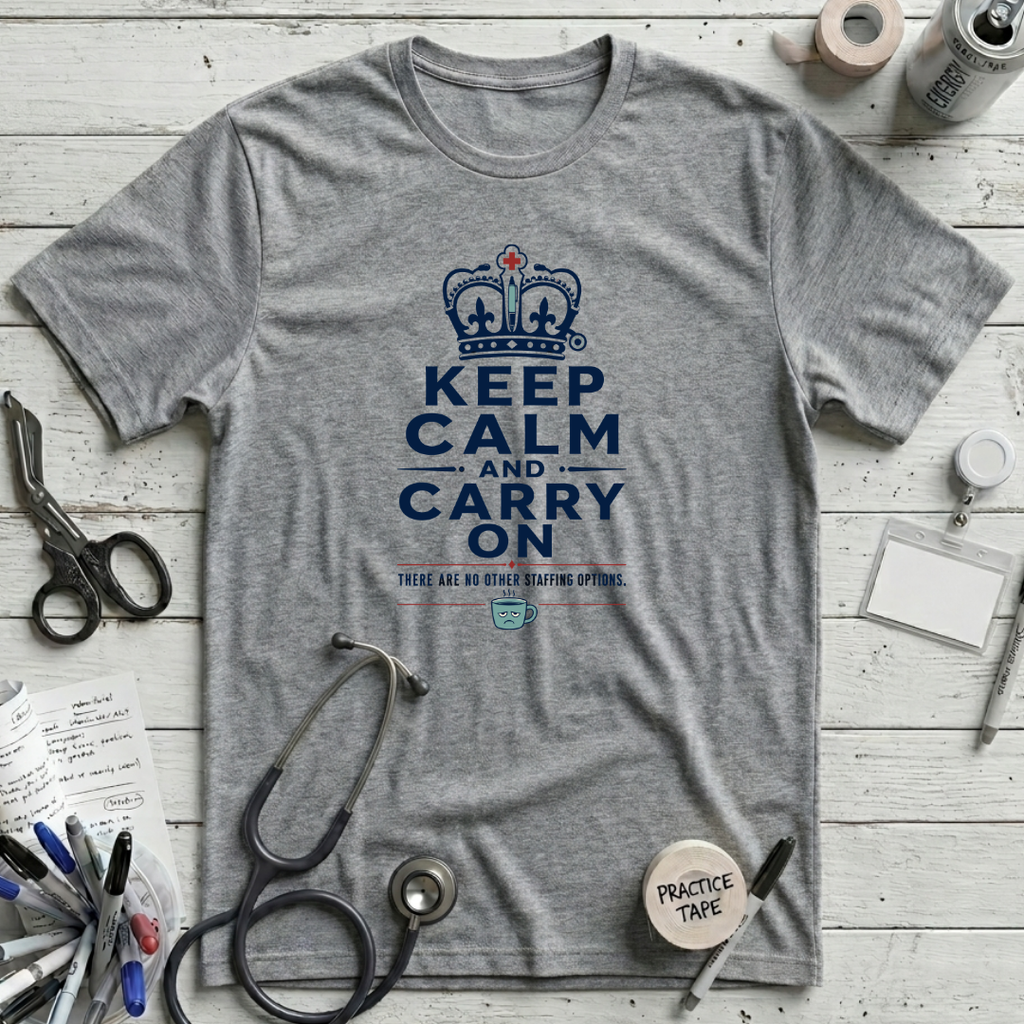 Keep Calm T-Shirt - Athletic Heather