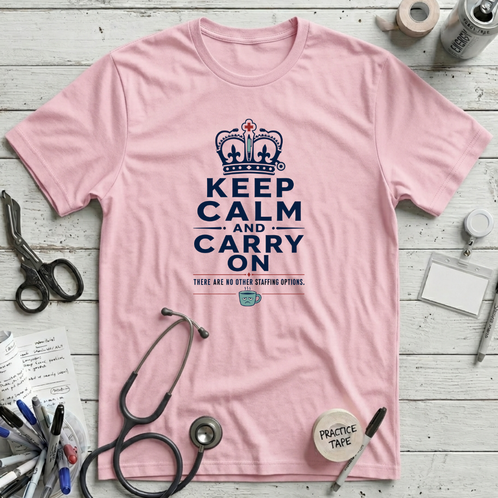 Keep Calm T-Shirt - Pink
