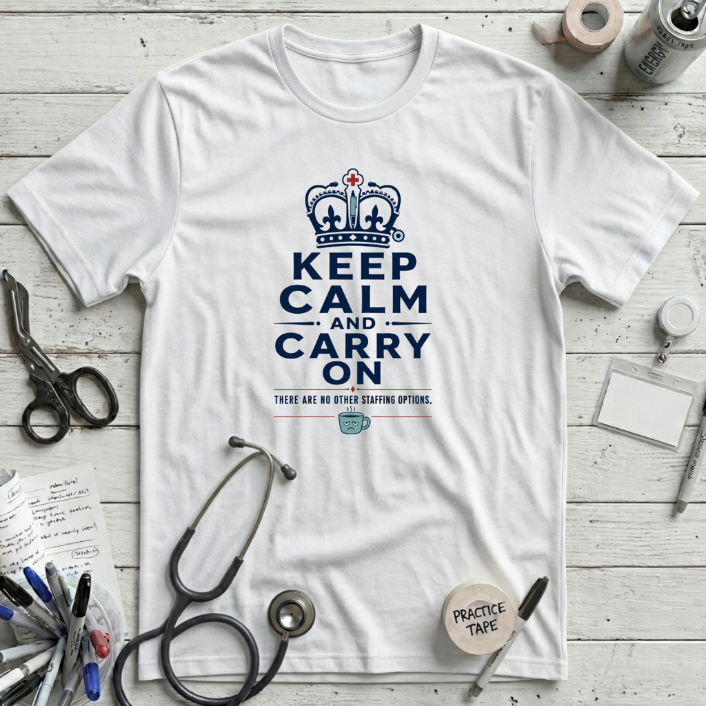 Keep Calm T-Shirt - White