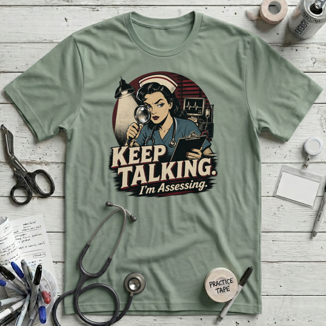 Keep Talking T-Shirt - Sage