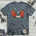 Kidney Coffee Crew T-Shirt - Heather Slate