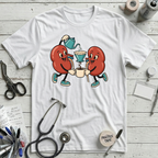 Kidney Coffee Crew T-Shirt - White