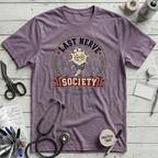 Last Nerve Society T-Shirt - Heather Purple