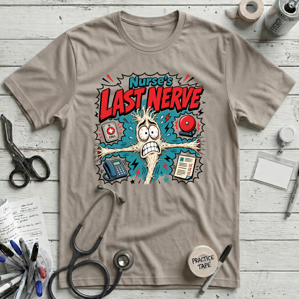 Last Nerve T-Shirt - Heather Dust
