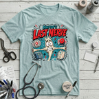 Last Nerve T-Shirt - Heather Ice Blue