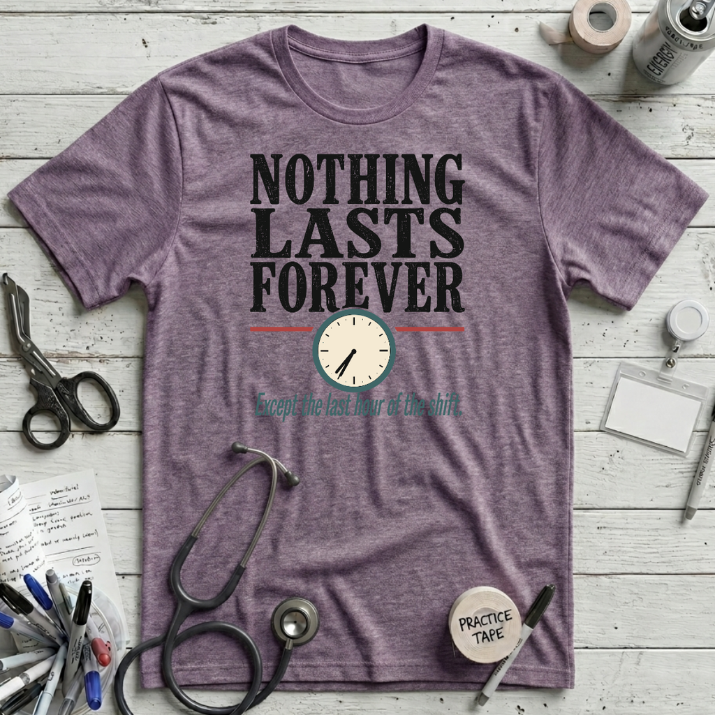 Lasts Forever T-Shirt - Heather Purple