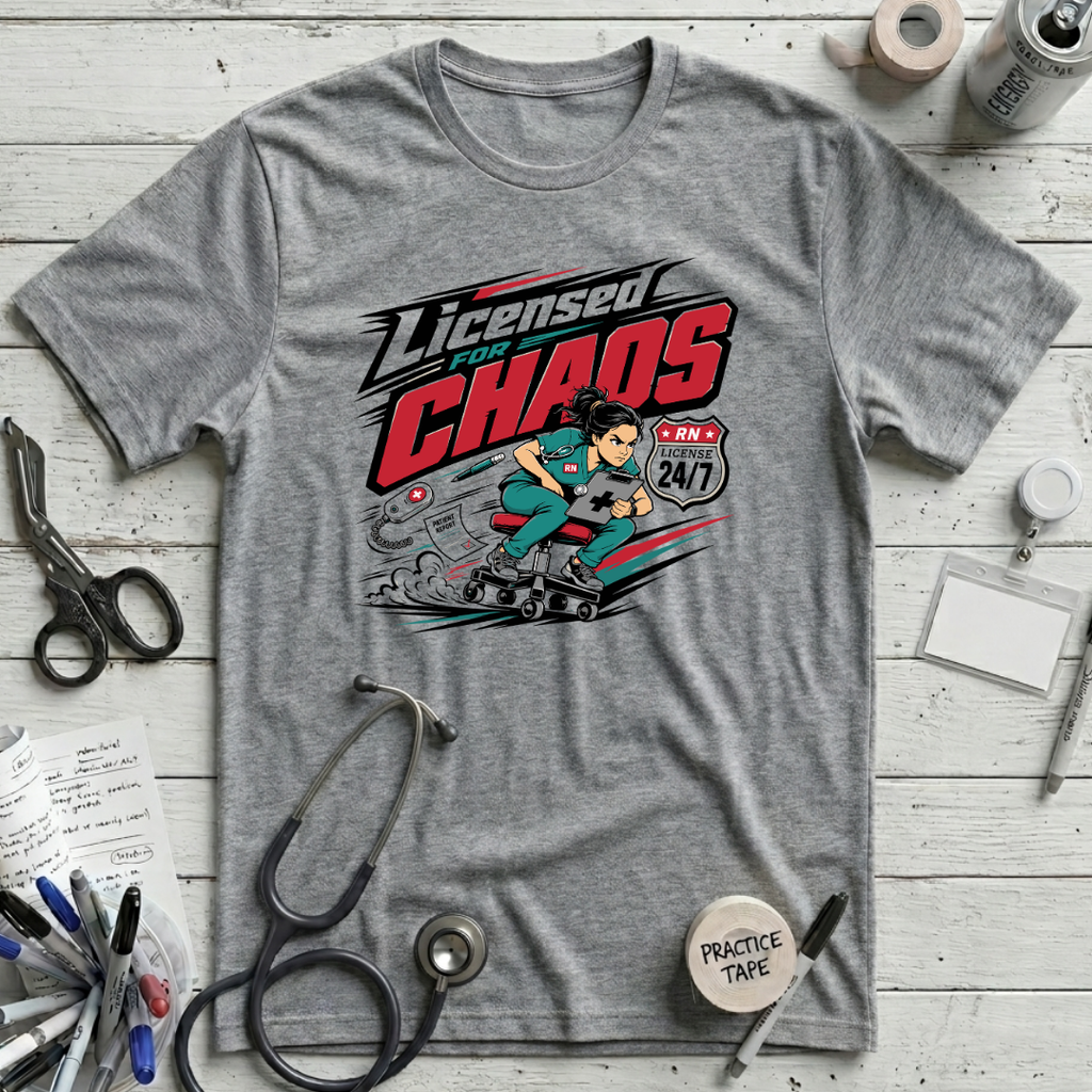 Licensed for Chaos T-Shirt - Athletic Heather
