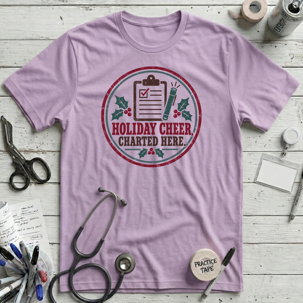 Holiday Cheer Charted Here T-Shirt