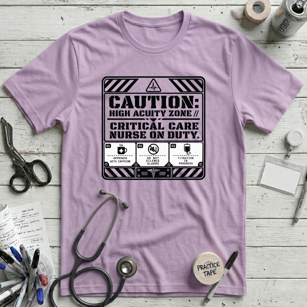 High Acuity Zone T-Shirt - Lilac