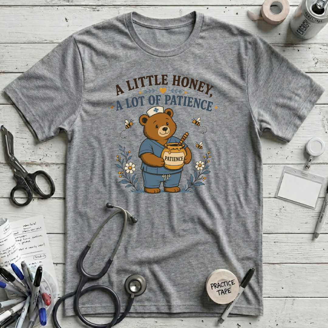Little Honey T-Shirt - Athletic Heather
