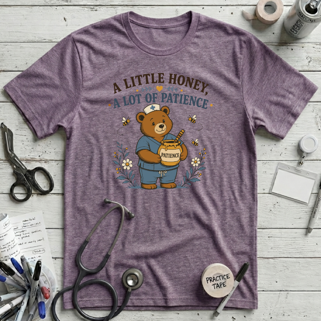 Little Honey T-Shirt - Heather Purple
