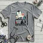 Low Battery T-Shirt - Athletic Heather