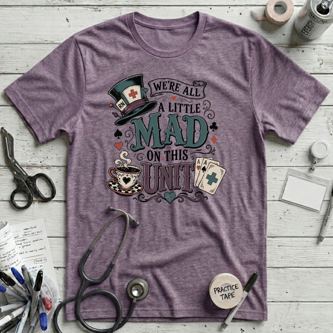 Mad Unit T-Shirt - Heather Purple