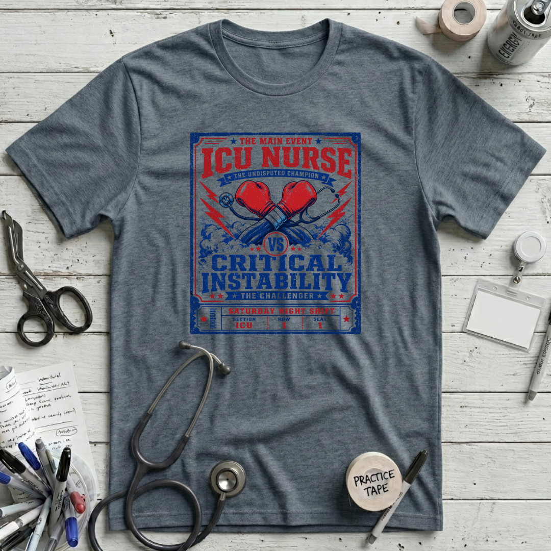 Main Event T-Shirt - Heather Slate