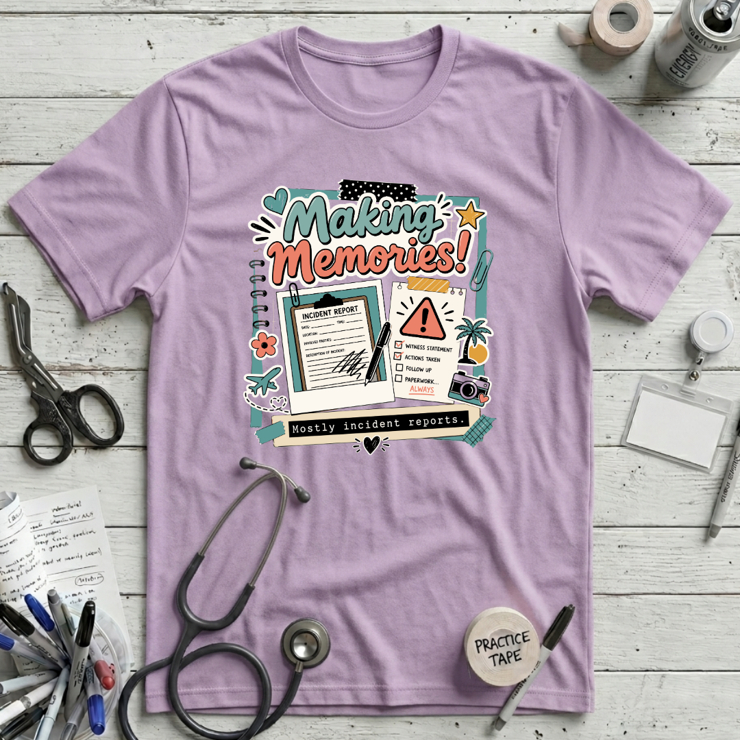Making Memories T-Shirt - Lilac