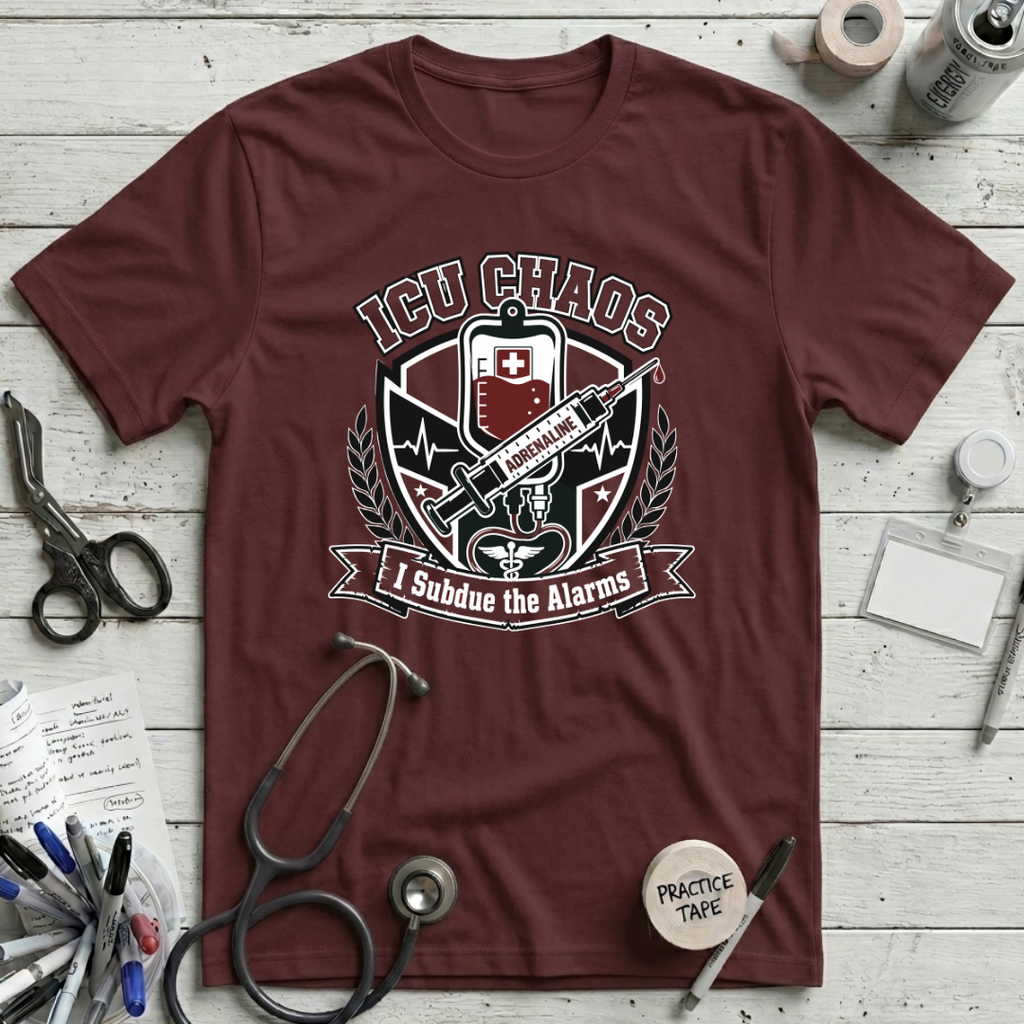 I Subdue the Alarms T-Shirt - Maroon