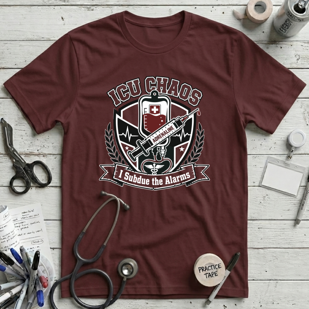 I Subdue the Alarms T-Shirt - Maroon