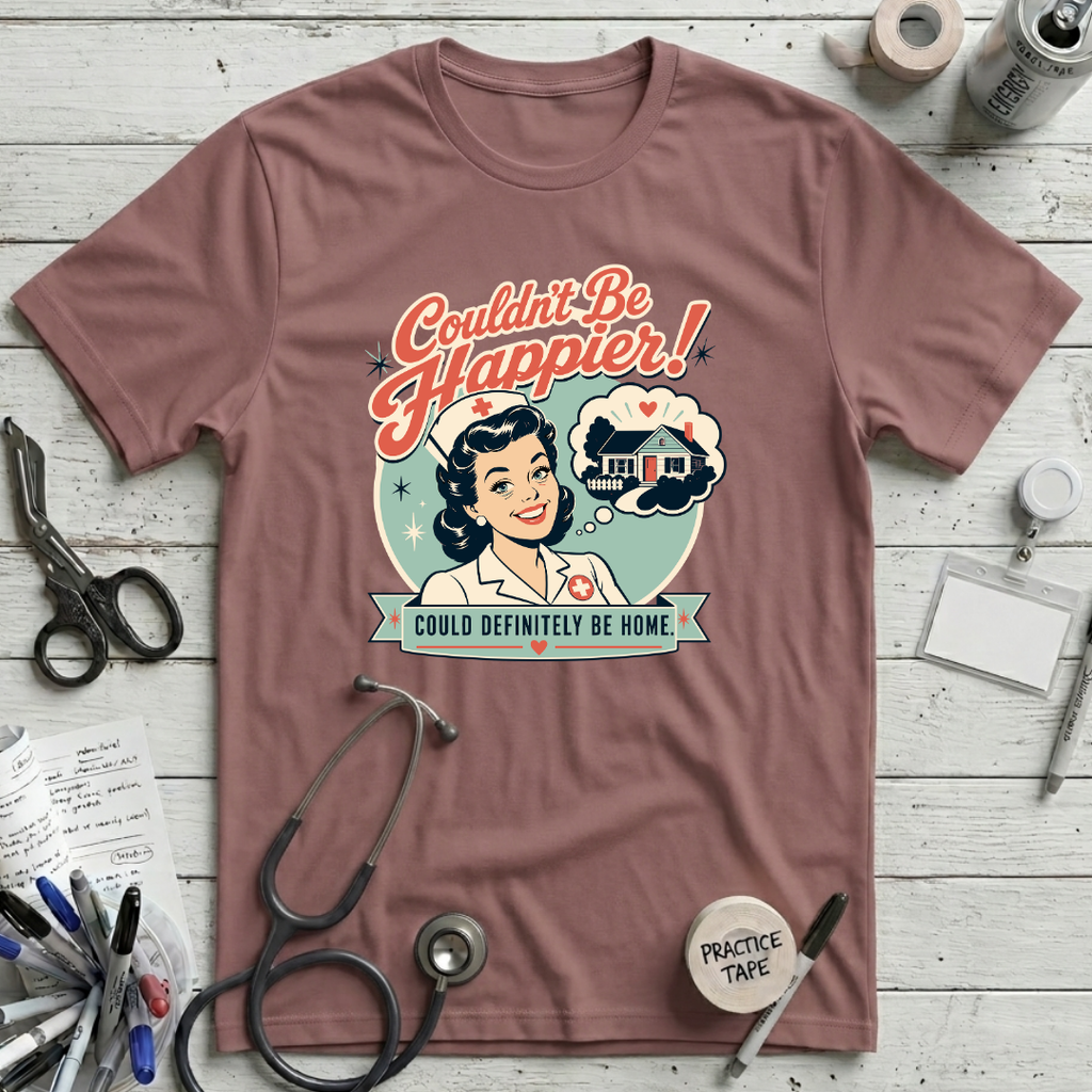 Couldn't Be Happier T-Shirt - Mauve